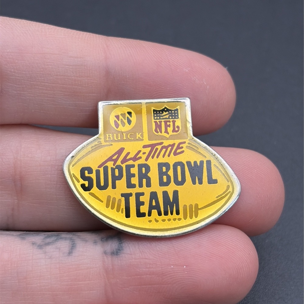 Buick All-Time Super Bowl Team NFL Footballโ Lapel Hat Pin